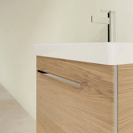 Villeroy and Boch Avento Nordic Oak 550mm Wall Hung 1-Door Vanity Unit 5 Villeroy and Boch Avento Nordic Oak 550mm Wall Hung 1-Door Vanity Unit - Image 5