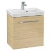 Villeroy and Boch Avento Nordic Oak 550mm Wall Hung 1-Door Vanity Unit