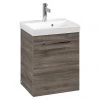 Villeroy and Boch Avento Stone Oak 450mm Wall Hung 1-Door Vanity Unit