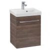 Villeroy and Boch Avento Arizona Oak 450mm Wall Hung 1-Door Vanity Unit