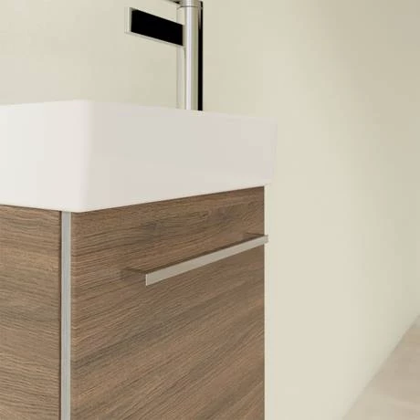 Villeroy and Boch Avento Arizona Oak 360mm Wall Hung Vanity Unit with Left Bowl Basin 5 Villeroy and Boch Avento Arizona Oak 360mm Wall Hung Vanity Unit with Left Bowl Basin - Image 5