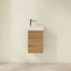 Villeroy and Boch Avento Oak Kansas 360mm Wall Hung Vanity Unit with Right Bowl Basin 8 Villeroy and Boch Avento Oak Kansas 360mm Wall Hung Vanity Unit with Right Bowl Basin -Vanity Units Sales Store SAVE32RH01 D2 460