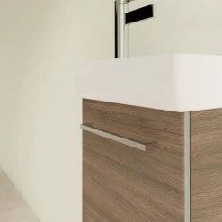Villeroy and Boch Avento Arizona Oak 360mm Wall Hung Vanity Unit with Right Bowl Basin 9 Villeroy and Boch Avento Arizona Oak 360mm Wall Hung Vanity Unit with Right Bowl Basin -Vanity Units Sales Store SAVE32VH01 D4 460