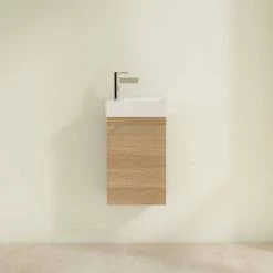 Villeroy and Boch Avento Nordic Oak 360mm Wall Hung Vanity Unit with Right Bowl Basin 7 Villeroy and Boch Avento Nordic Oak 360mm Wall Hung Vanity Unit with Right Bowl Basin -Vanity Units Sales Store SAVE32VJ01 D2 460