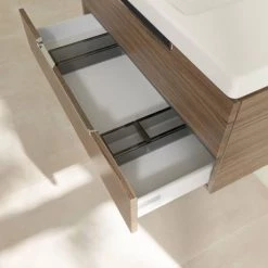 Villeroy and Boch Subway 2.0 Arizona Oak 1000mm Wall Hung 2-Drawer Vanity Unit -Vanity Units Sales Store SB2AO1000 D4 460