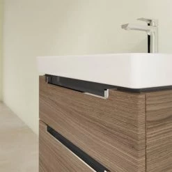 Villeroy and Boch Subway 2.0 Arizona Oak 600mm Wall Hung 2-Drawer Vanity Unit -Vanity Units Sales Store SB2AO600 D2 460
