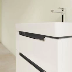 Villeroy and Boch Subway 2.0 Glossy White 600mm Wall Hung 2-Drawer Vanity Unit 7 Villeroy and Boch Subway 2.0 Glossy White 600mm Wall Hung 2-Drawer Vanity Unit -Vanity Units Sales Store SB2GW600 D2 460