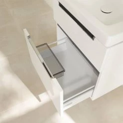 Villeroy and Boch Subway 2.0 Glossy White 600mm Wall Hung 2-Drawer Vanity Unit 9 Villeroy and Boch Subway 2.0 Glossy White 600mm Wall Hung 2-Drawer Vanity Unit -Vanity Units Sales Store SB2GW600 D3 460