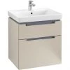 Villeroy and Boch Subway 2.0 Soft Grey 600mm Wall Hung 2-Drawer Vanity Unit