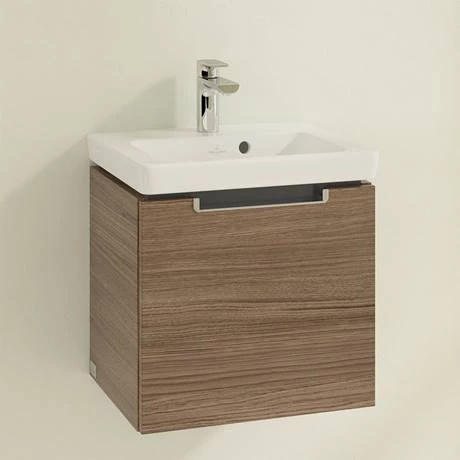Villeroy and Boch Subway 2.0 Arizona Oak 450mm Wall Hung 1-Drawer Vanity Unit 2 Villeroy and Boch Subway 2.0 Arizona Oak 450mm Wall Hung 1-Drawer Vanity Unit - Image 2