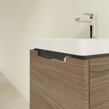 Villeroy and Boch Subway 2.0 Arizona Oak 450mm Wall Hung 1-Drawer Vanity Unit 3 Villeroy and Boch Subway 2.0 Arizona Oak 450mm Wall Hung 1-Drawer Vanity Unit - Image 3