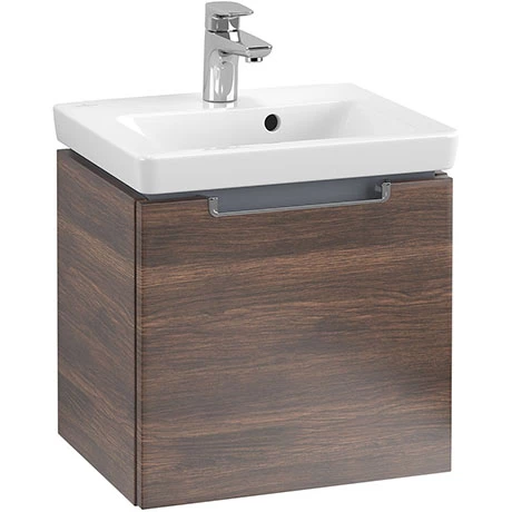 Villeroy and Boch Subway 2.0 Arizona Oak 450mm Wall Hung 1-Drawer Vanity Unit 1 Villeroy and Boch Subway 2.0 Arizona Oak 450mm Wall Hung 1-Drawer Vanity Unit