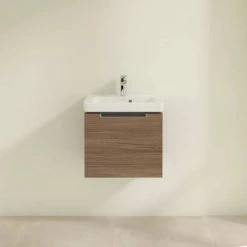 Villeroy and Boch Subway 2.0 Arizona Oak 500mm Wall Hung 1-Drawer Vanity Unit 8 Villeroy and Boch Subway 2.0 Arizona Oak 500mm Wall Hung 1-Drawer Vanity Unit -Vanity Units Sales Store SBAO500 D2 460