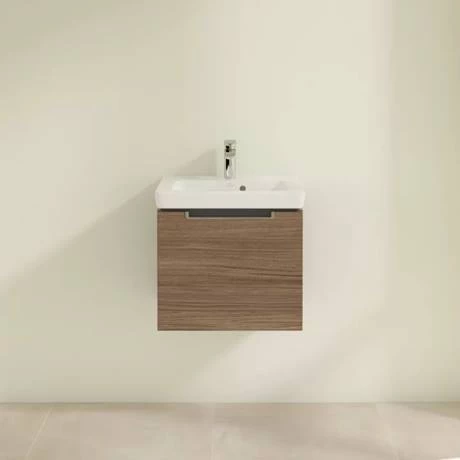 Villeroy and Boch Subway 2.0 Arizona Oak 500mm Wall Hung 1-Drawer Vanity Unit 3 Villeroy and Boch Subway 2.0 Arizona Oak 500mm Wall Hung 1-Drawer Vanity Unit - Image 3