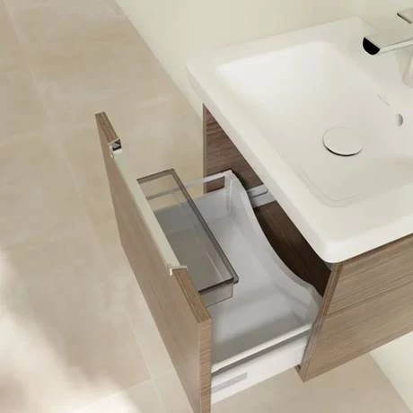 Villeroy and Boch Subway 2.0 Arizona Oak 500mm Wall Hung 1-Drawer Vanity Unit 6 Villeroy and Boch Subway 2.0 Arizona Oak 500mm Wall Hung 1-Drawer Vanity Unit - Image 6