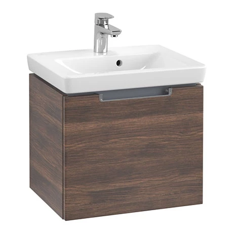 Villeroy and Boch Subway 2.0 Arizona Oak 500mm Wall Hung 1-Drawer Vanity Unit 1 Villeroy and Boch Subway 2.0 Arizona Oak 500mm Wall Hung 1-Drawer Vanity Unit
