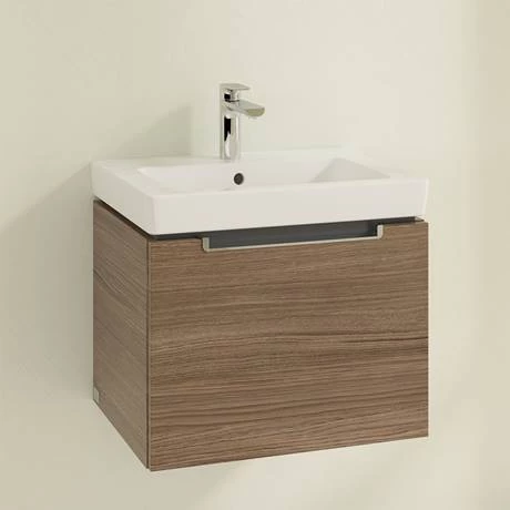 Villeroy and Boch Subway 2.0 Arizona Oak 550mm Wall Hung 1-Drawer Vanity Unit 2 Villeroy and Boch Subway 2.0 Arizona Oak 550mm Wall Hung 1-Drawer Vanity Unit - Image 2
