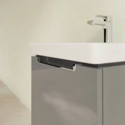 Villeroy and Boch Subway 2.0 Glossy Grey 500mm Wall Hung 1-Drawer Vanity Unit -Vanity Units Sales Store SBGG500 D4 460