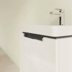 Villeroy and Boch Subway 2.0 Glossy White 450mm Wall Hung 1-Drawer Vanity Unit -Vanity Units Sales Store SBGW440 D2 460