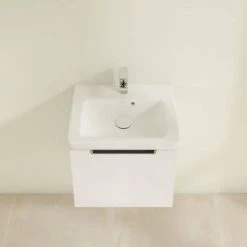 Villeroy and Boch Subway 2.0 Glossy White 500mm Wall Hung 1-Drawer Vanity Unit 9 Villeroy and Boch Subway 2.0 Glossy White 500mm Wall Hung 1-Drawer Vanity Unit -Vanity Units Sales Store SBGW500 D3 460