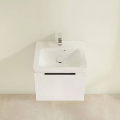 Villeroy and Boch Subway 2.0 Glossy White 500mm Wall Hung 1-Drawer Vanity Unit 4 Villeroy and Boch Subway 2.0 Glossy White 500mm Wall Hung 1-Drawer Vanity Unit - Image 4