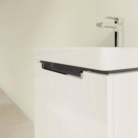 Villeroy and Boch Subway 2.0 Glossy White 500mm Wall Hung 1-Drawer Vanity Unit 5 Villeroy and Boch Subway 2.0 Glossy White 500mm Wall Hung 1-Drawer Vanity Unit - Image 5