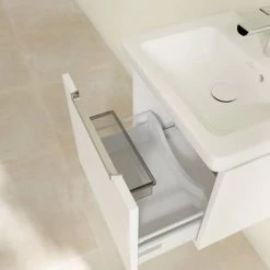 Villeroy and Boch Subway 2.0 Glossy White 500mm Wall Hung 1-Drawer Vanity Unit 11 Villeroy and Boch Subway 2.0 Glossy White 500mm Wall Hung 1-Drawer Vanity Unit -Vanity Units Sales Store SBGW500 D5 460