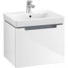 Villeroy and Boch Subway 2.0 Glossy White 550mm Wall Hung 1-Drawer Vanity Unit