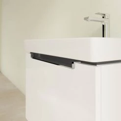 Villeroy and Boch Subway 2.0 Glossy White 600mm Wall Hung 1-Drawer Vanity Unit -Vanity Units Sales Store SBGW600 D2 460