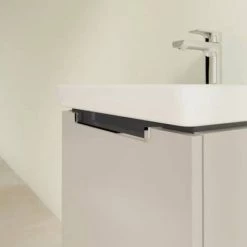 Villeroy and Boch Subway 2.0 Soft Grey 500mm Wall Hung 1-Drawer Vanity Unit -Vanity Units Sales Store SBSG500 D4 460