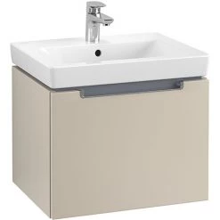Villeroy and Boch Subway 2.0 Soft Grey 550mm Wall Hung 1-Drawer Vanity Unit