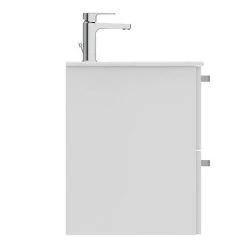 Ideal Standard Tempo 600mm Gloss White 2 Drawer Wall Hung Vanity Unit -Vanity Units Sales Store TEM60WHGW D4 460