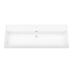 Valencia 1200 Gloss White Minimalist Wall Hung Vanity Unit with Chrome Handle 8 Valencia 1200 Gloss White Minimalist Wall Hung Vanity Unit with Chrome Handle -Vanity Units Sales Store V12WWHCH d3 460