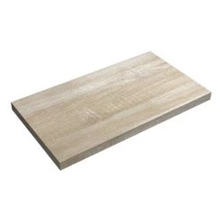 Venice Floating Basin Shelf (Light Oak - 800mm Wide)