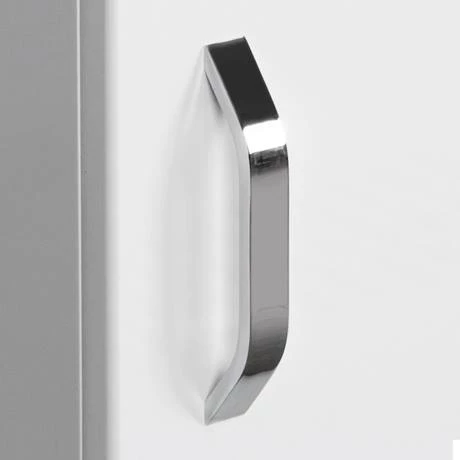 Valencia Perla Floor Standing Cloakroom Vanity (Gloss White - 450mm Wide) 4 Valencia Perla Floor Standing Cloakroom Vanity (Gloss White - 450mm Wide) - Image 4