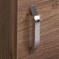 Valencia Perla Wall Hung Cloakroom Vanity (Dark Oak Effect - 450mm Wide) 7 Valencia Perla Wall Hung Cloakroom Vanity (Dark Oak Effect - 450mm Wide) -Vanity Units Sales Store VPWHDO45 d3 460