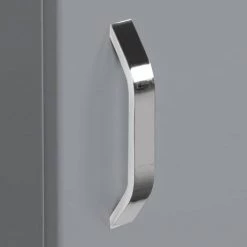 Valencia Perla Wall Hung Cloakroom Vanity (Gloss Grey - 450mm Wide) 7 Valencia Perla Wall Hung Cloakroom Vanity (Gloss Grey - 450mm Wide) -Vanity Units Sales Store VPWHGG45 d3 460