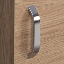 Valencia Perla Wall Hung Cloakroom Vanity (Light Oak Effect - 450mm Wide) 7 Valencia Perla Wall Hung Cloakroom Vanity (Light Oak Effect - 450mm Wide) -Vanity Units Sales Store VPWHLO45 d3 460