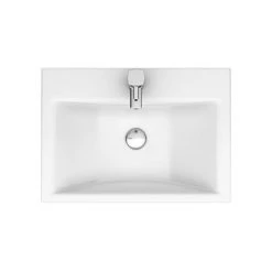 Nova Vanity Sink With Cabinet - 450mm Modern High Gloss White (Flat Packed) 9 Nova Vanity Sink With Cabinet - 450mm Modern High Gloss White (Flat Packed) -Vanity Units Sales Store VTFW450 D7 460 1