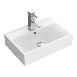Nova Wall Mounted Vanity - 450mm Gloss White (Flat Packed) 11 Nova Wall Mounted Vanity - 450mm Gloss White (Flat Packed) -Vanity Units Sales Store VTWW450 detail b 460 1